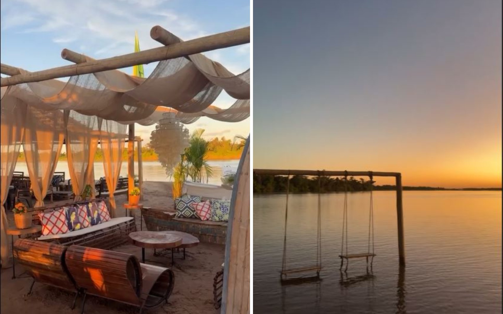 Luxo no Araguaia: acampamento tem spa, sala para jogos da Copa, bar de vinhos e shows