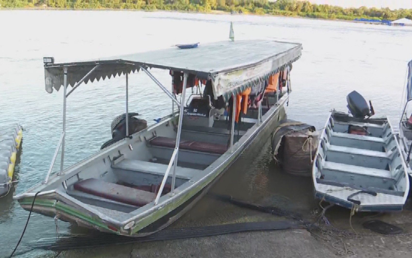 Batida entre barcos no Rio Araguaia deixa seis feridos