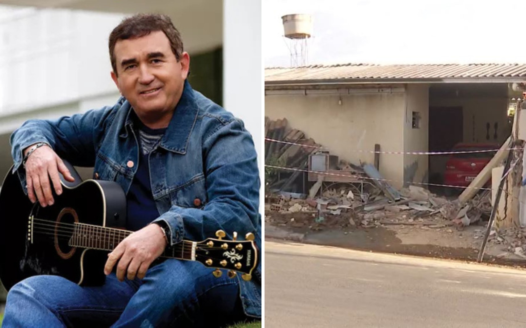 Desgovernado, caminhão de Amado Batista atinge casas em Goiânia; vídeo